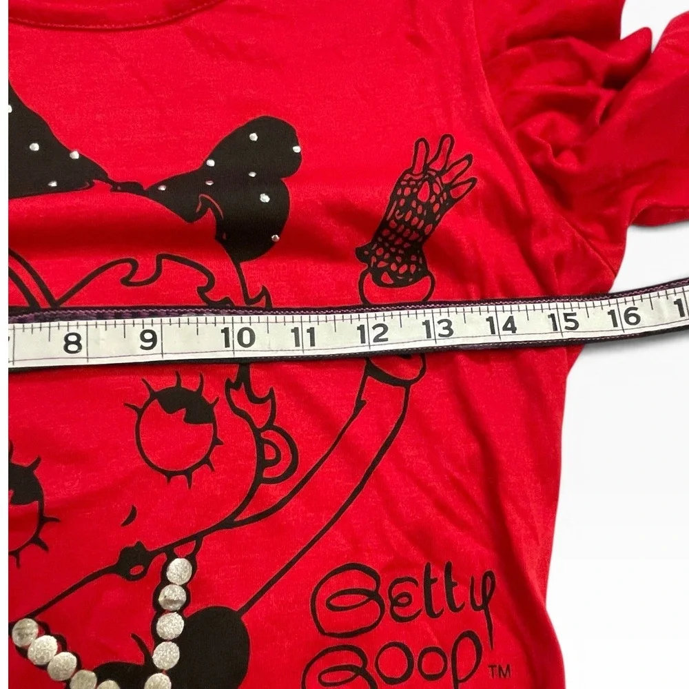 Betty Boop Graphic Tee Kids Size 11-12 Years Red